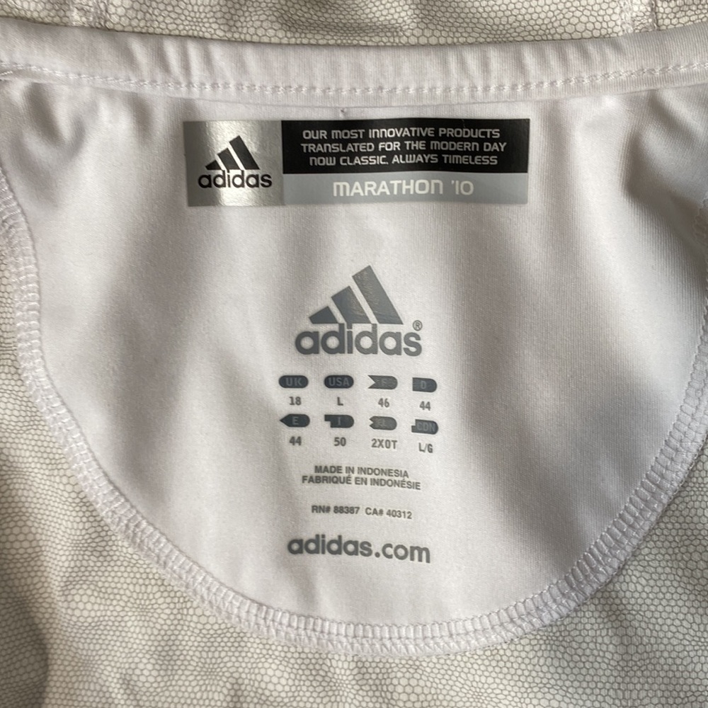 Adidas Climacool 2010 Boston Marathon Hooded Running Windbreaker Sz L - Picture 12 of 14